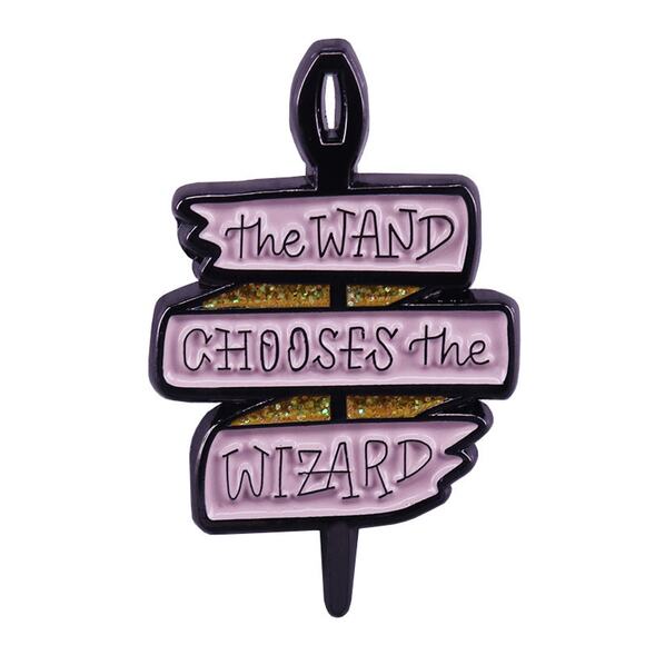 Harry Potter The Wand Chooses The Wizard Enamel Pins 85 - Picture 1 of 1
